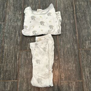 Kyte baby skiing sloth long sleeve pajamas